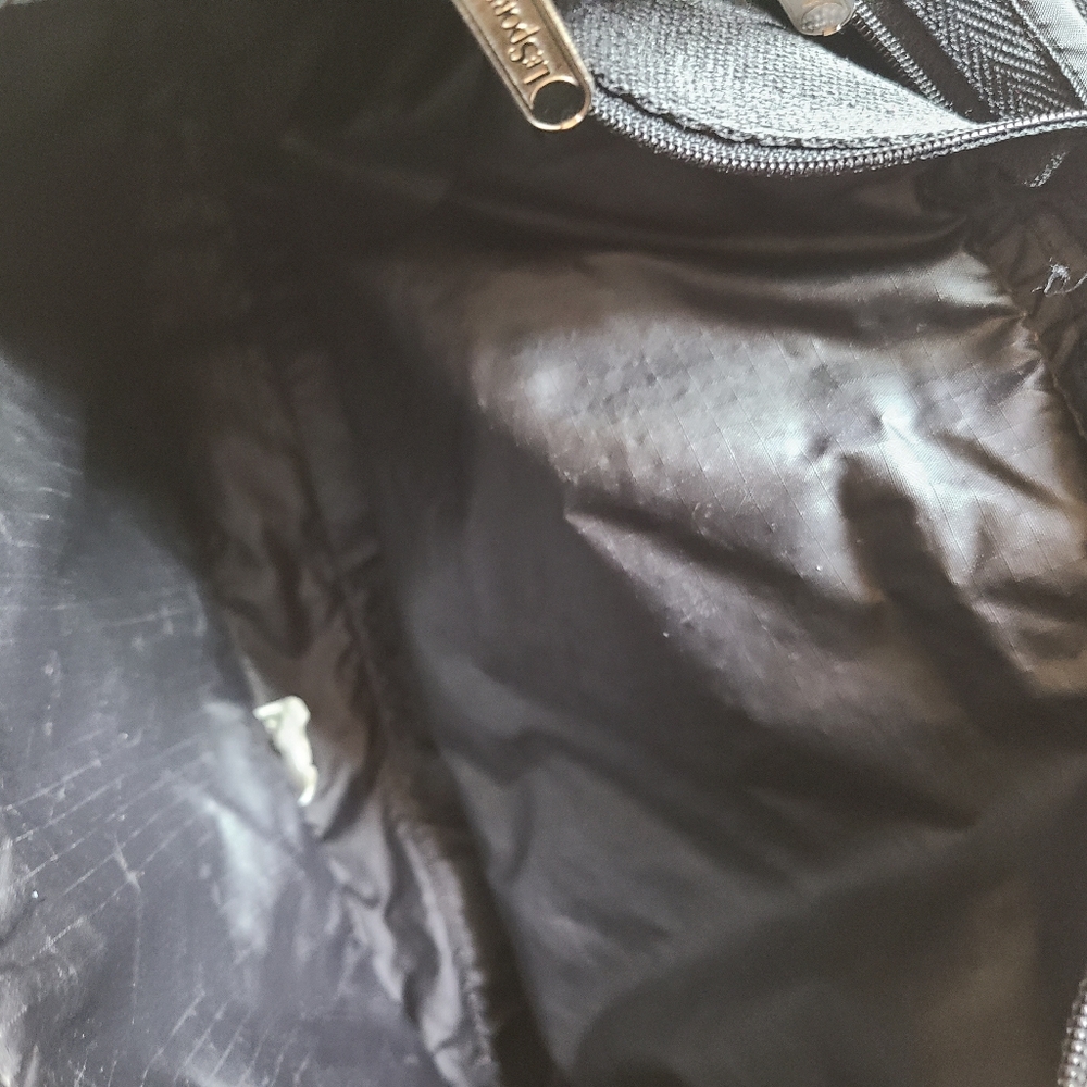 vintage 1980s lesportsac every day crossbody bag black made in USA - Picture 6 of 7